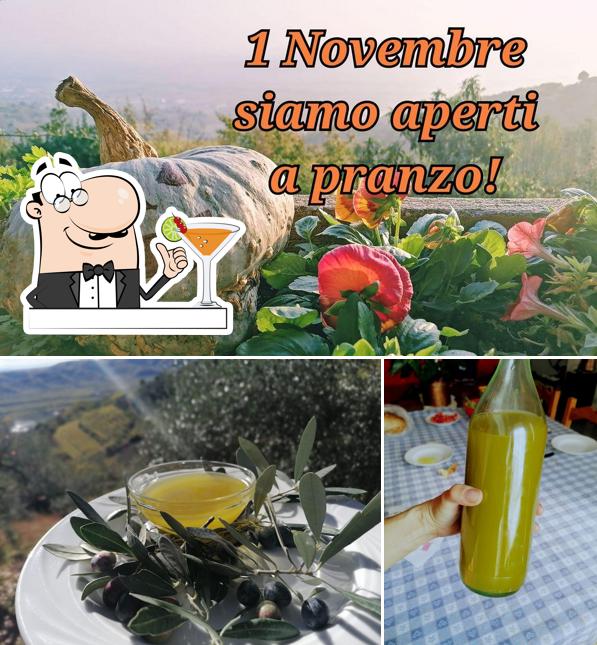 Dai un’occhiata alla foto che presenta la bevanda e esterno di Agriturismo da Mecenero