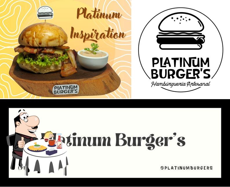 Hambúrguer em Platinum Burger's