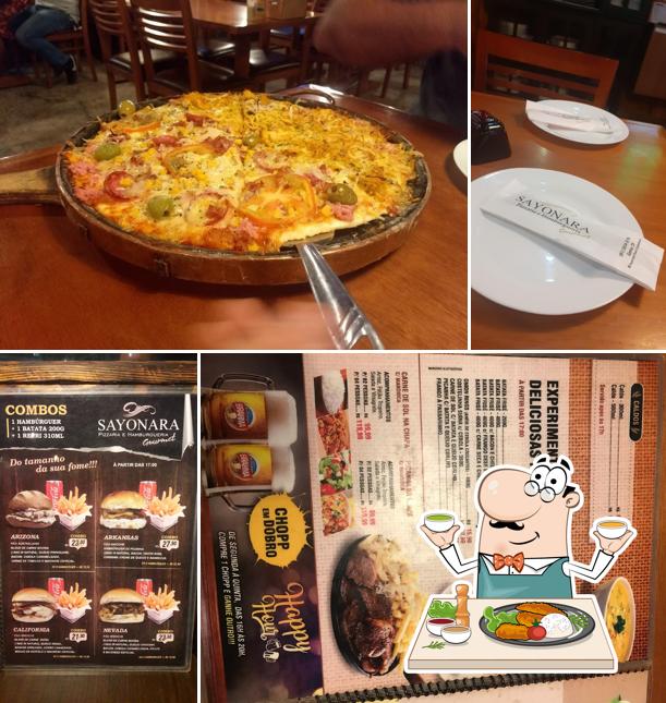 Comida em Sayonara Pizzaria