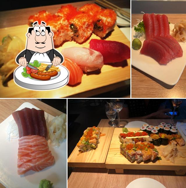 Essen im Sushi-ya
