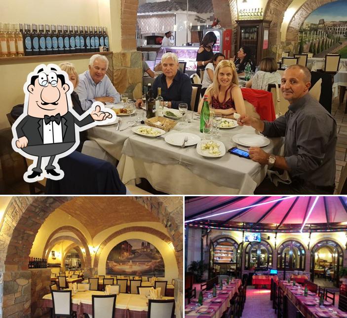 Gli interni di Il Borgo di Daniele Ristorante Pizzeria