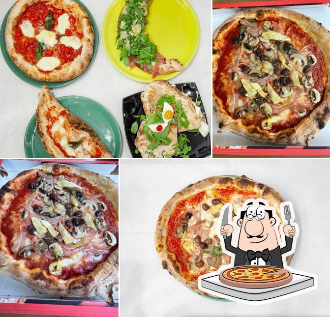 A Pizzeria Napoli Verace, puoi goderti una bella pizza
