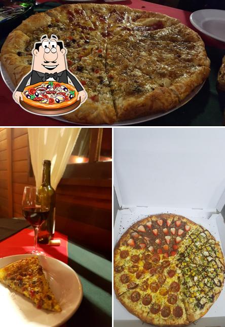 Consiga diferentes variedades de pizza