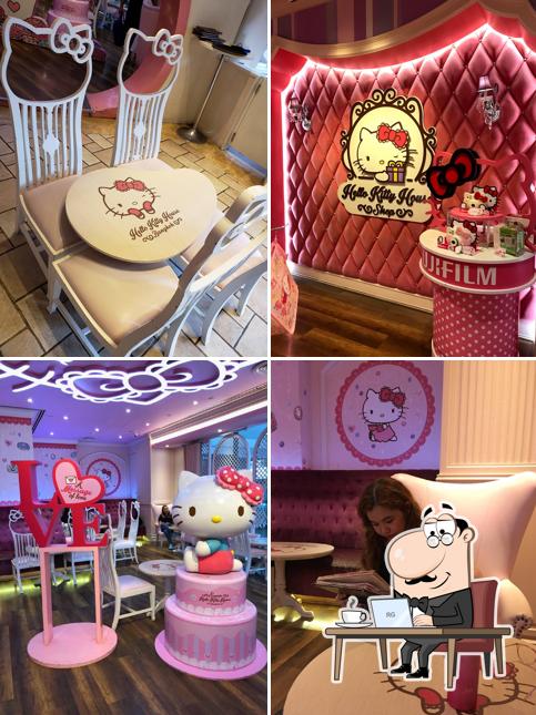 The interior of Sanrio Hello Kitty House Bangkok