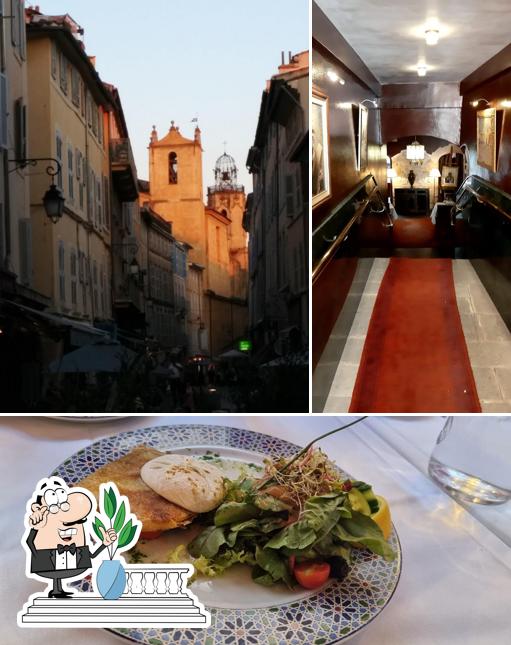 Parmi les différentes choses de la extérieur et la nourriture, une personne peut trouver sur Le Riad