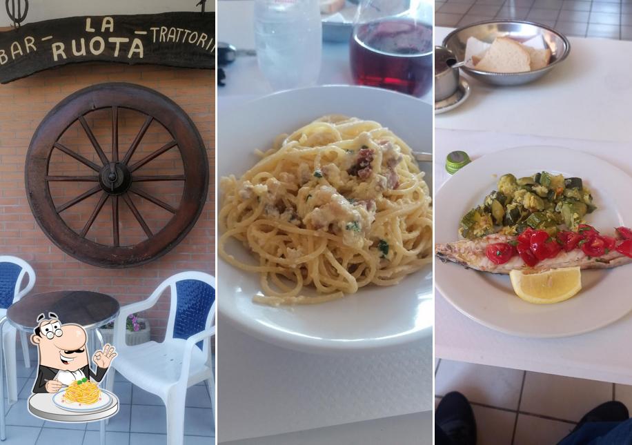 Spaghetti alla carbonara al La Ruota
