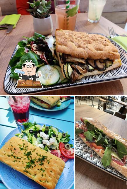 Sélectionnez un sandwich à Café Lulu Kanal