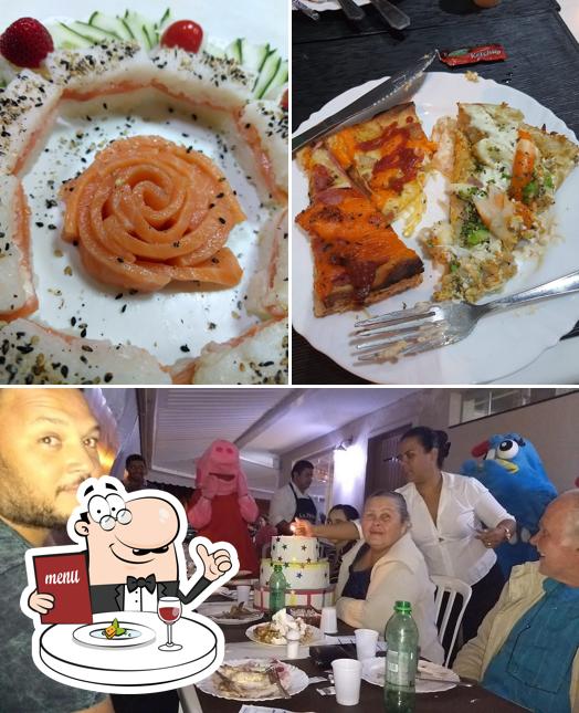 Comida em Pizzaria La Prima