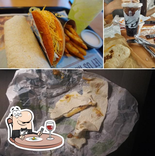 Las fotografías de comida y bebida en Taco Bell