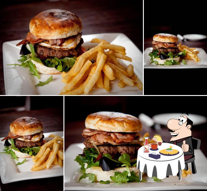 Order a burger at Cross Keys Hotel Adelaide