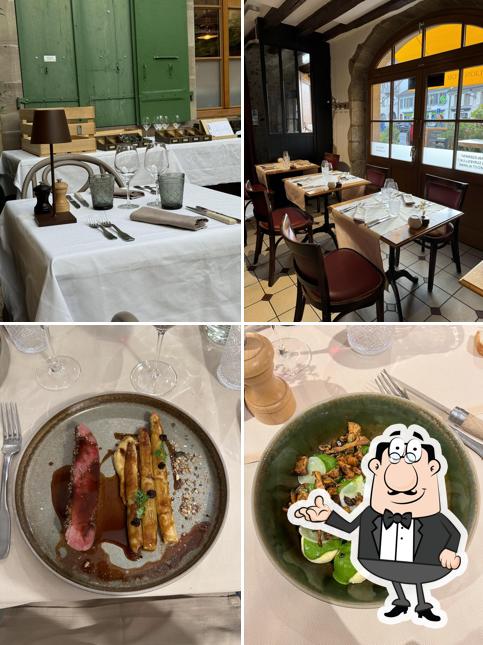 Dai un'occhiata agli interni di Bistrot du Lion d'Or