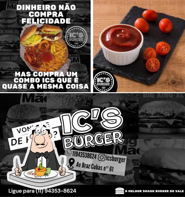 Platos en IC'S BURGER