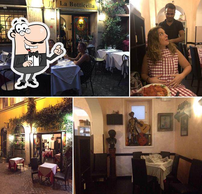 Gli interni di Osteria il Botticelli Roma