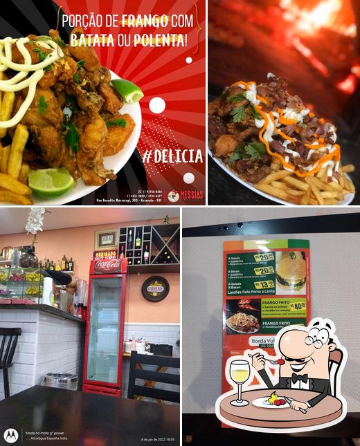 Platos en Messias Pizzaria
