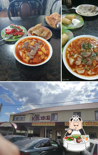 Китайский кисло-острый суп в "Кавказская кухня"