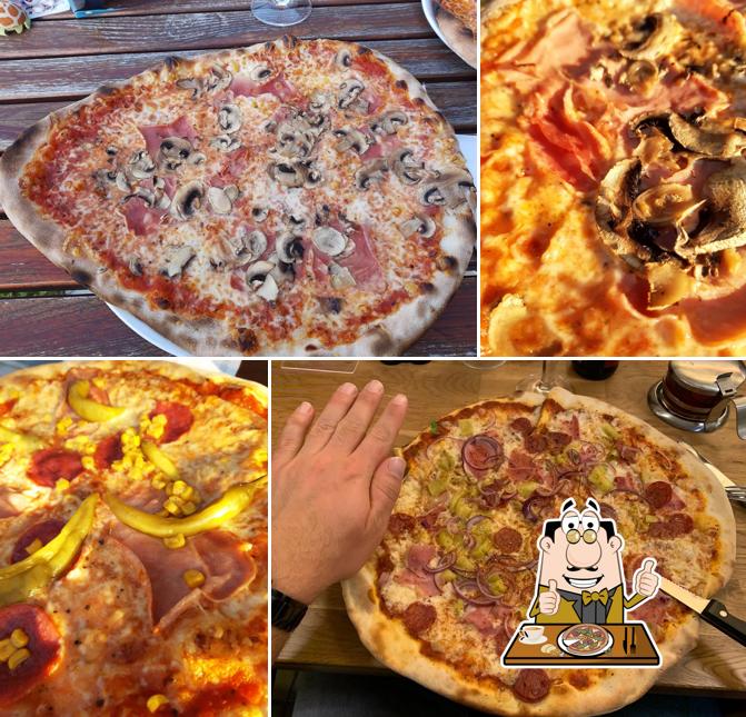 Kostet eine Pizza bei Trattoria La Piscina