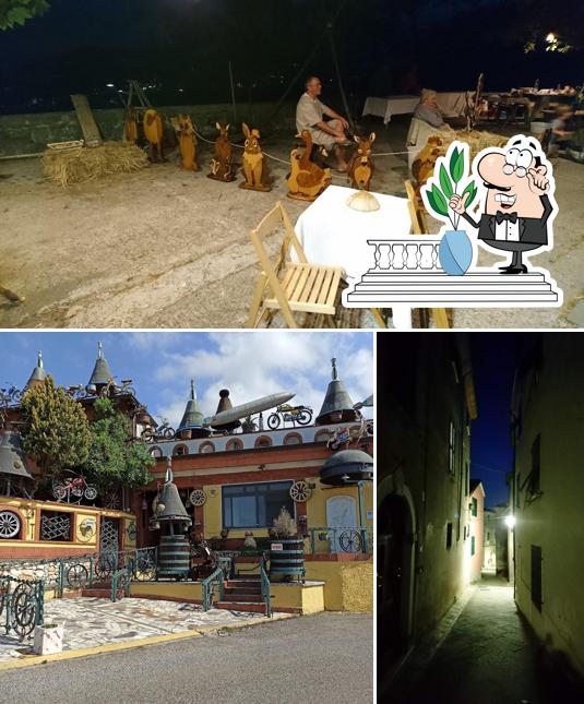 Puoi goderti l'aria fresca da seduto all'esterno di I cherubini bar e