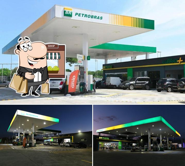 Veja imagens do exterior do Posto Petrobras