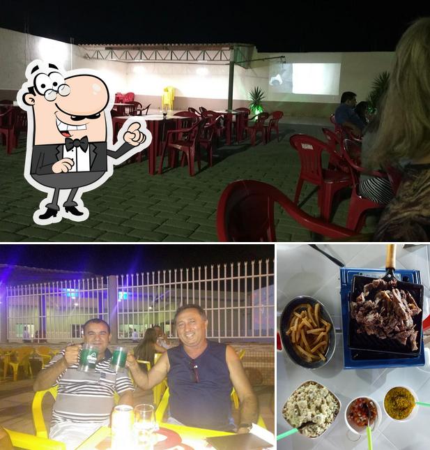 Confira a foto mostrando interior e comida no Pizzaria, Choperia, Açaiteria Gonzagão