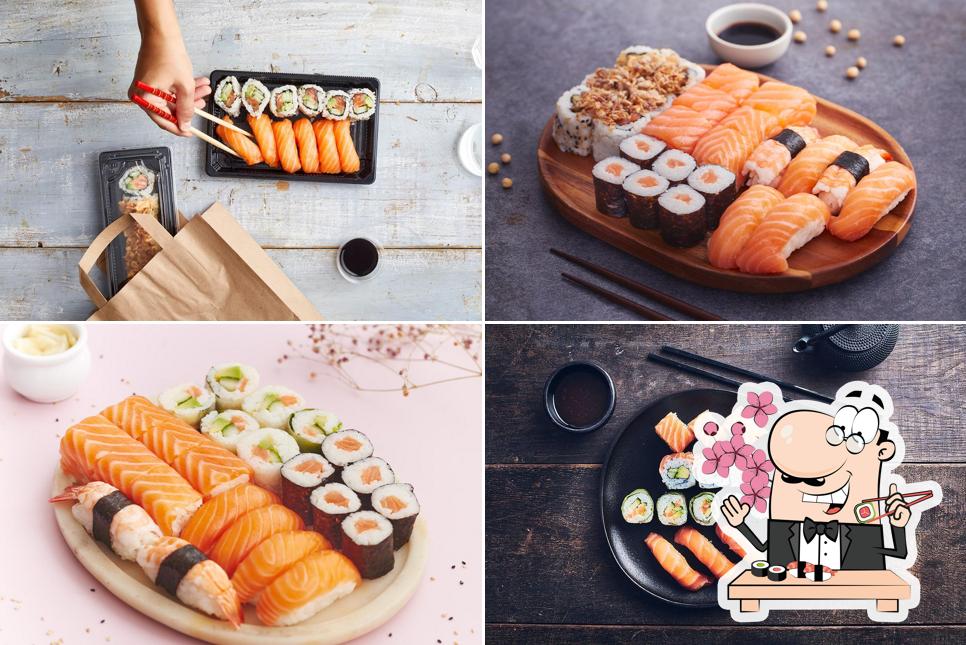 Essayez de nombreuses options de sushi