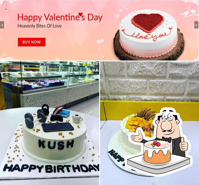 Send personalized photo cake online for celebrating your special occasion.  Order online from FaridabadCake | Photo cake, Cake online, Red velvet cake