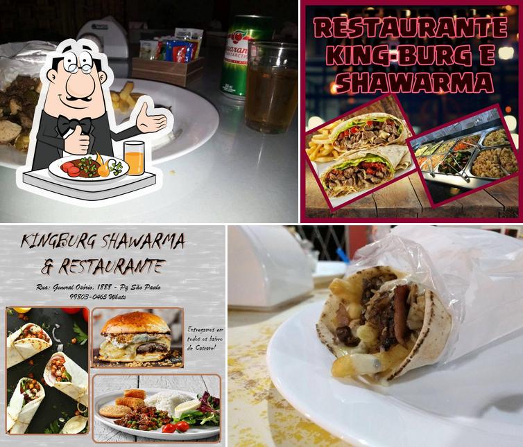 Comida em Restaurante King-Burg E Shawarma Cascavel PR