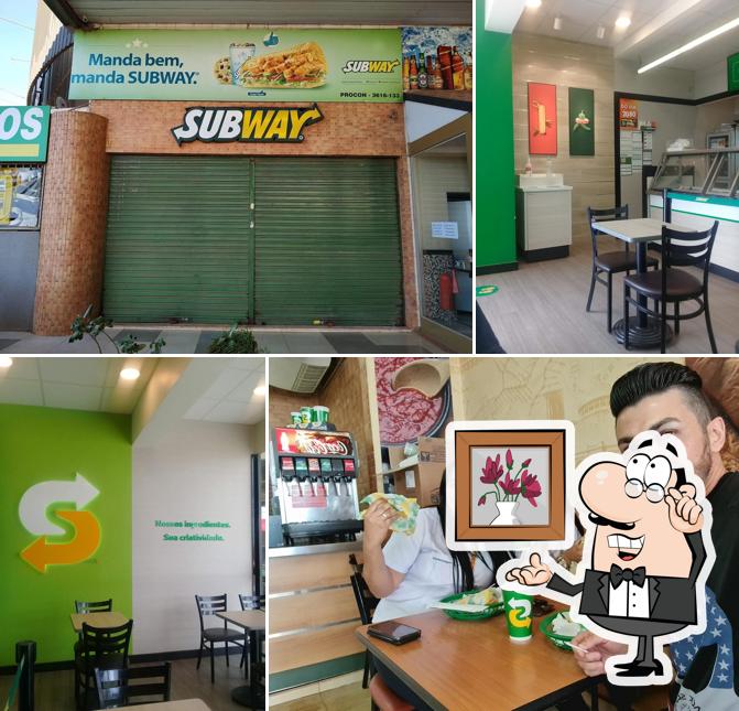 Veja imagens do interior do Subway