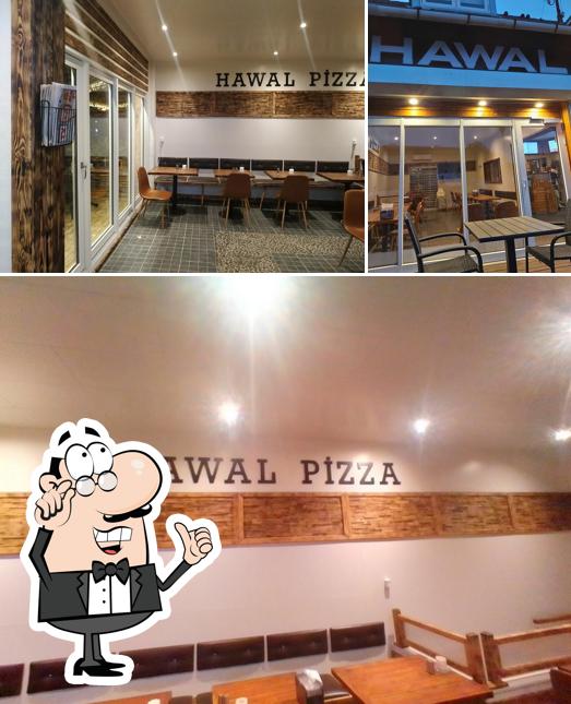 L'intérieur de Hawal Restaurant and Pizza Bar