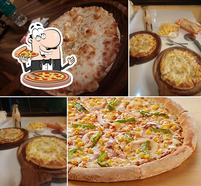 Get pizza at FOOD STATION CAFE