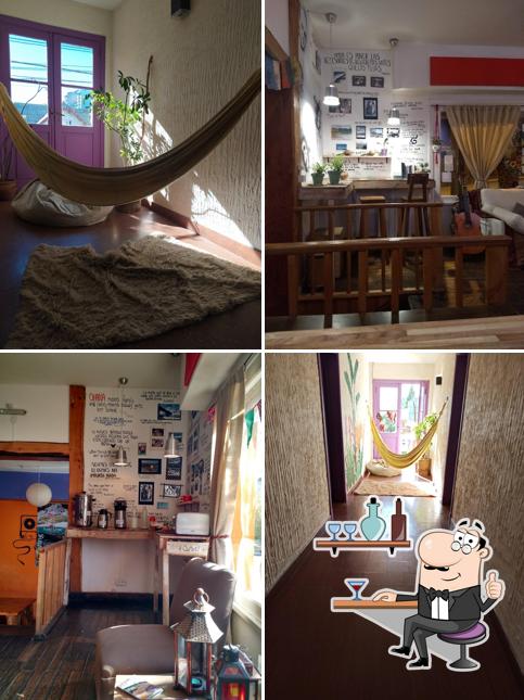 El interior de Hopa Home Patagonia Hostel