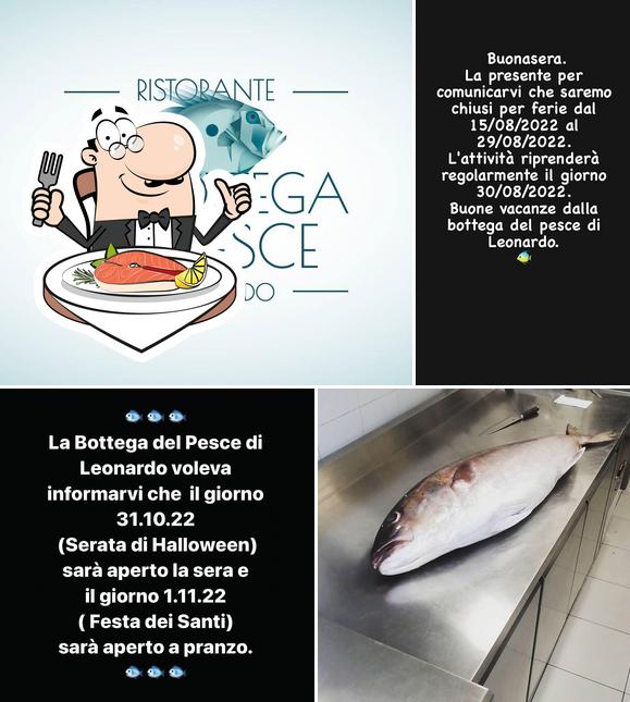La Bottega del Pesce di Leonardo offre un menu per gli amanti del pesce