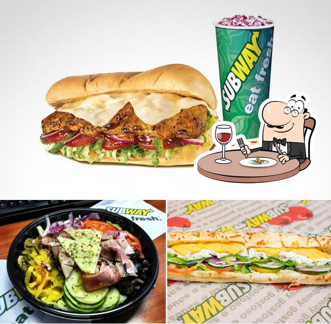 Platos en Subway