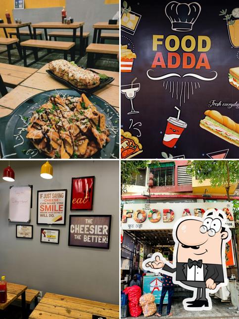 The interior of Food Adda
