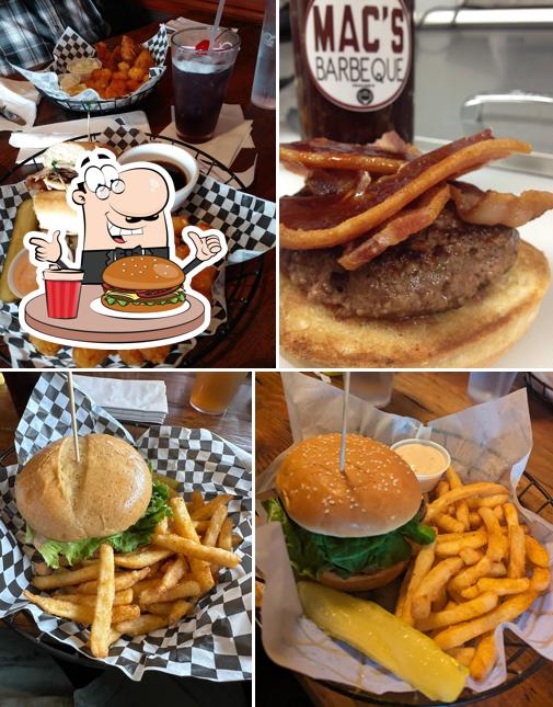 Get a burger at Mac's Bar & Grill