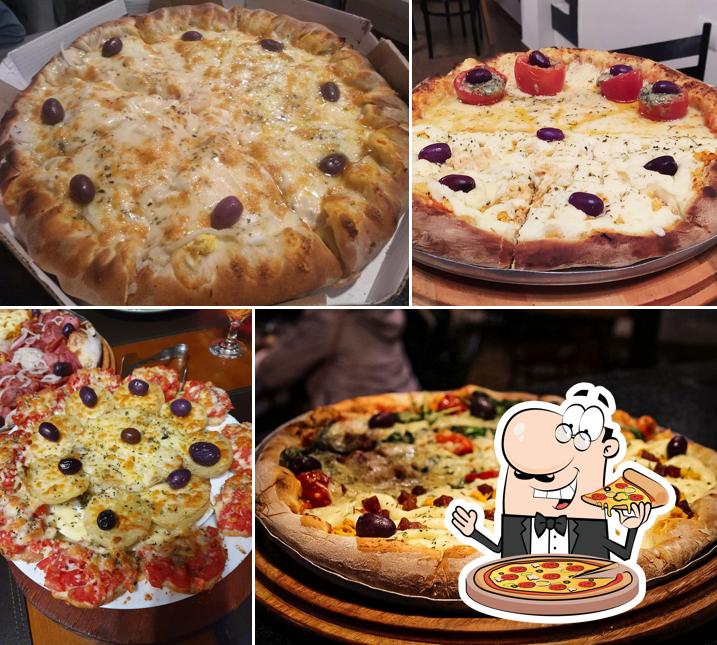 Escolha diversos estilos de pizza