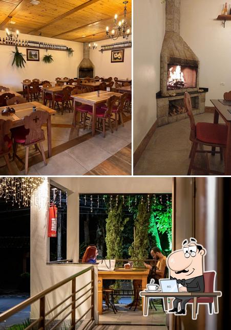 O interior do Restaurante em Penedo - Parrillas