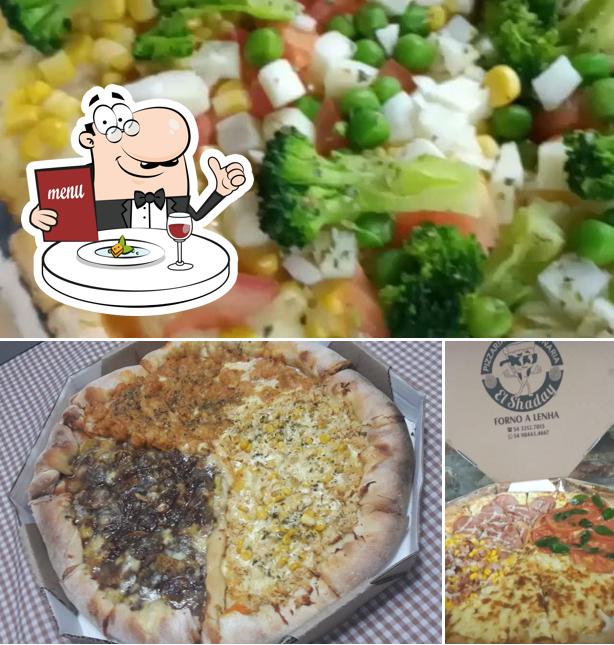 Comida em Pizzaria e Calzonaria El Shaday