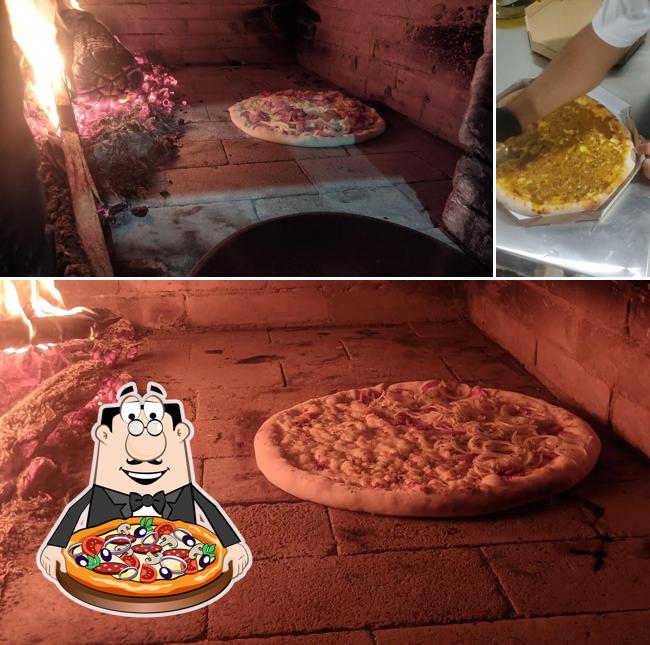 Boy disk pizza
