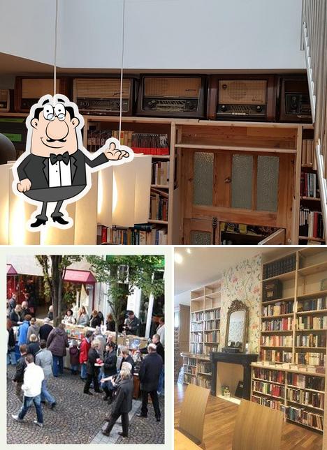 L'intérieur de Buchhandlung & Antiquariat Eule - Die ganze Welt der Bücher • Literaturcafé • Radiomuseum