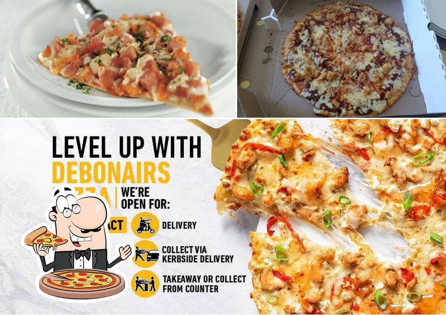 A Debonairs Pizza, vous pouvez déguster des pizzas