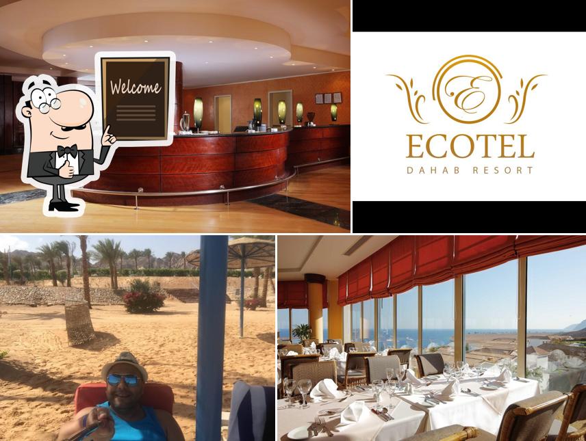Look at this pic of Ecotel Dahab Blue Bay Restaurant