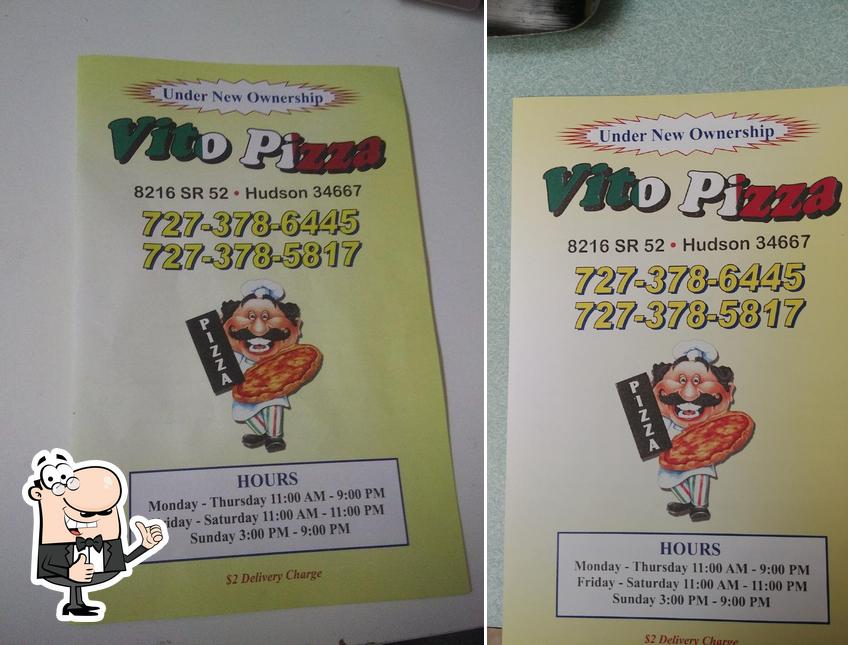 Vito Pizza and Pasta in Hudson Restaurant menu and reviews