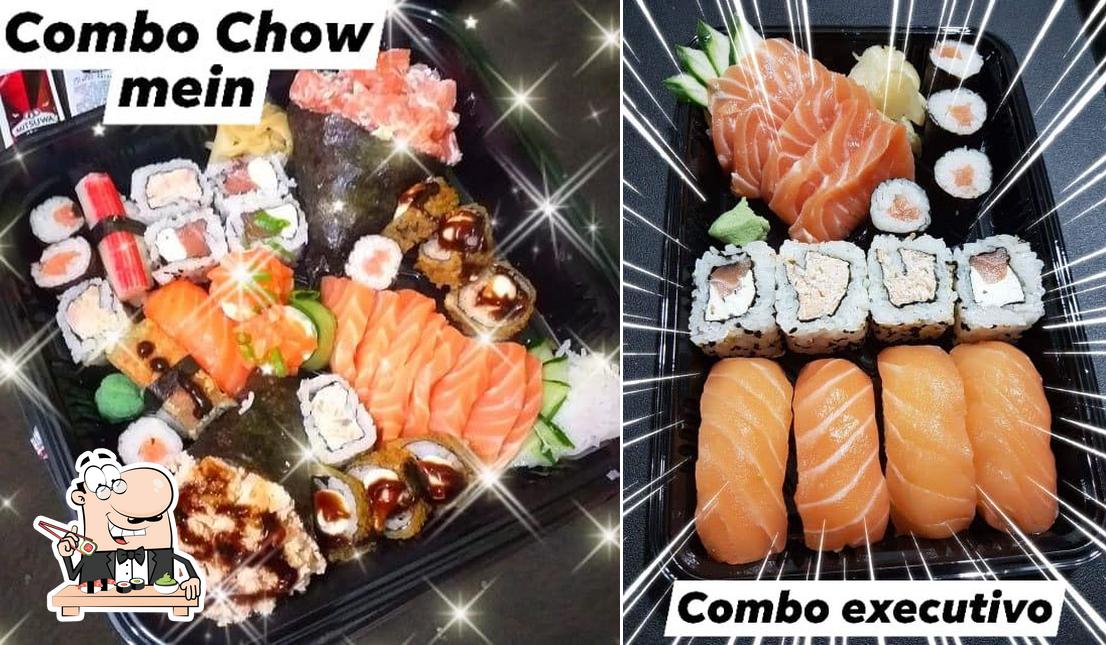 Experimente diversas opções de sushi