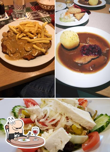 Nourriture à Speisegaststätte Rosenhof - Ihr griechisches Restaurant