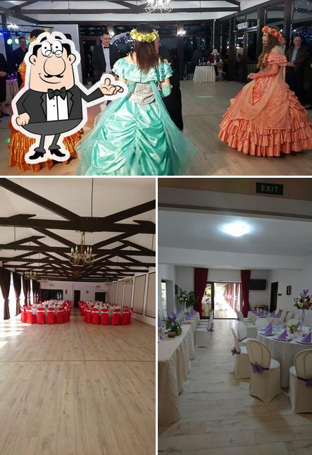 Estas son las imágenes que muestran interior y boda en Sala evenimente "Hanul Morii"