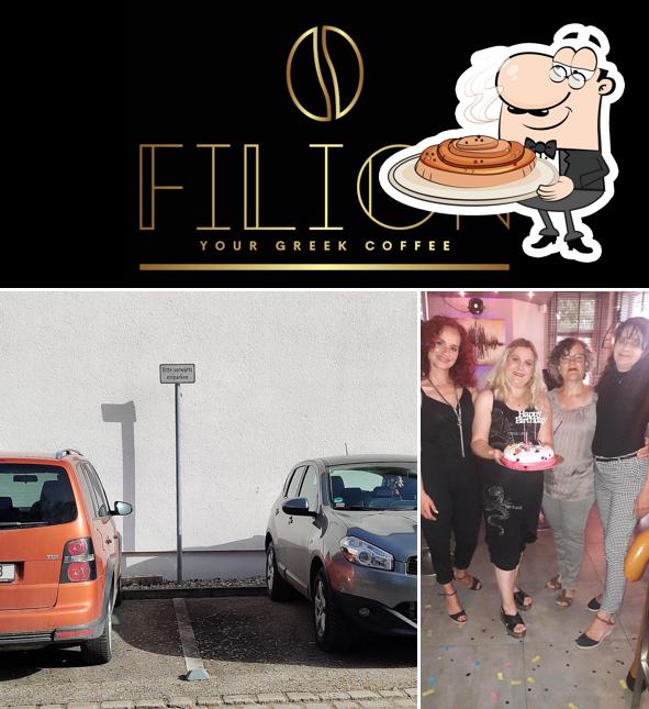 See this pic of Café Filion