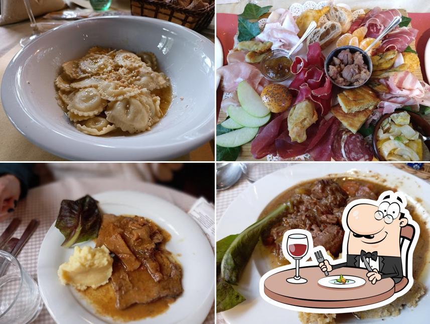 Cibo al Trattoria Canal Secco Antico