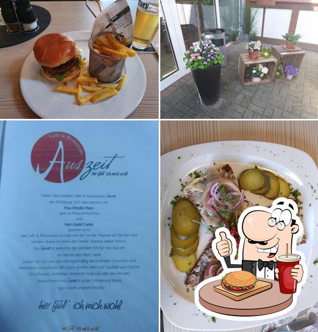 Prenez un hamburger à Restaurant & Café Auszeit