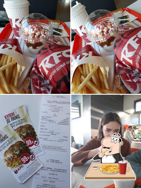 Try out chips at KFC