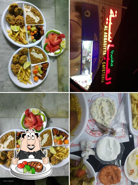 Order meat dishes at Alabasiya Egyptian restaurant